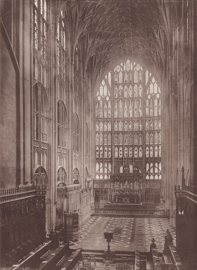 Gloucester: The Cathedral, Choir East by English Photographer