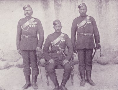 Goorkha Officers by English Photographer