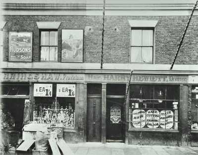 Green grocers, 5 Albert Road, 1899 by English Photographer