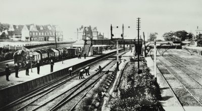 Grove Park Station: exterior and platforms by English Photographer