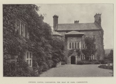 Gwydyr Castle, Carnarvon, the Seat of Earl Carrington by English Photographer