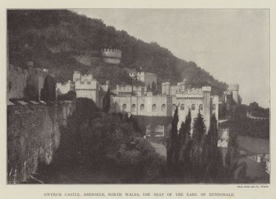 Gwyrch Castle, Abergele, North Wales, the Seat of the Earl of Dundonald by English Photographer