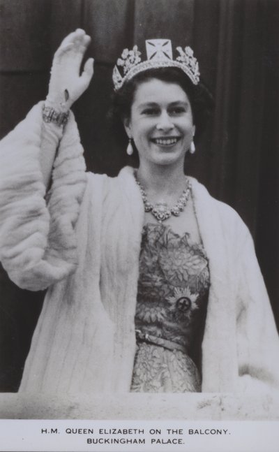 HM Queen Elizabeth on the balcony, Buckingham Palace by English Photographer