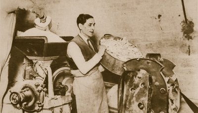 Hebrew bakery preparing unleavened bread for Passover by English Photographer