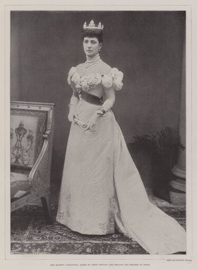 Her Majesty Alexandra, Queen of Great Britain and Ireland and Empress of India by English Photographer