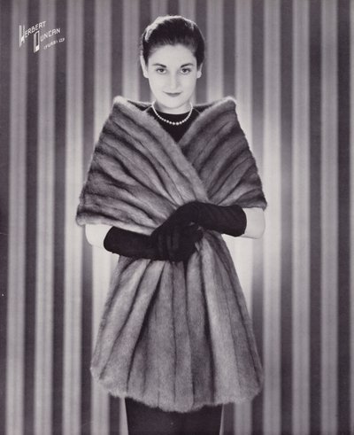 Herbert Duncan Furs: Royal Pastel Mink by English Photographer