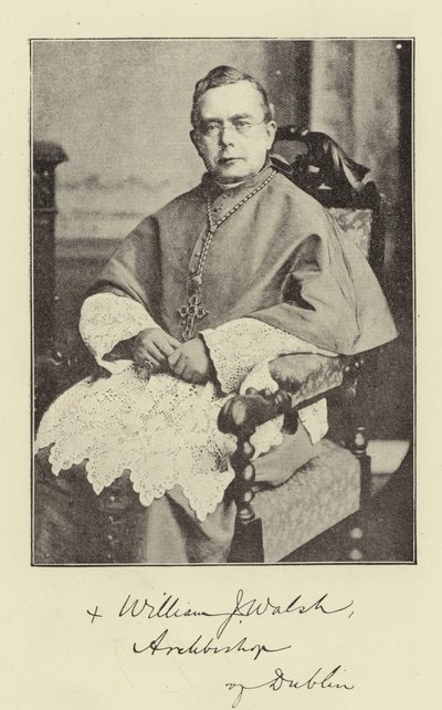 His Grace Dr Walsh, Archbishop of Dublin by English Photographer