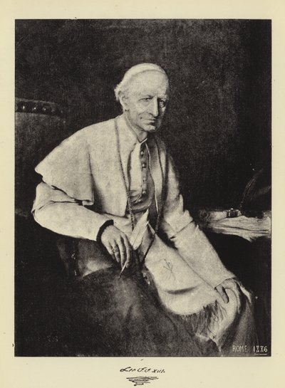 His Holiness Pope Leo XIII by English Photographer
