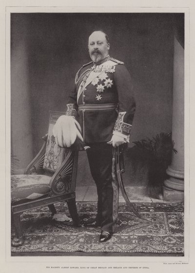 His Majesty Albert Edward, King of Great Britain and Ireland and Emperor of India by English Photographer