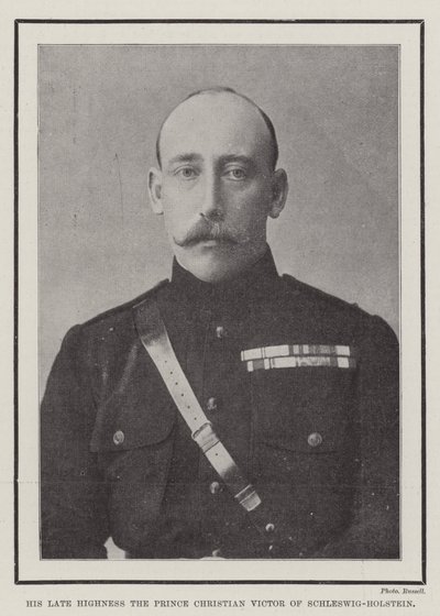 His Late Highness the Prince Christian Victor of Schleswig-Holstein by English Photographer