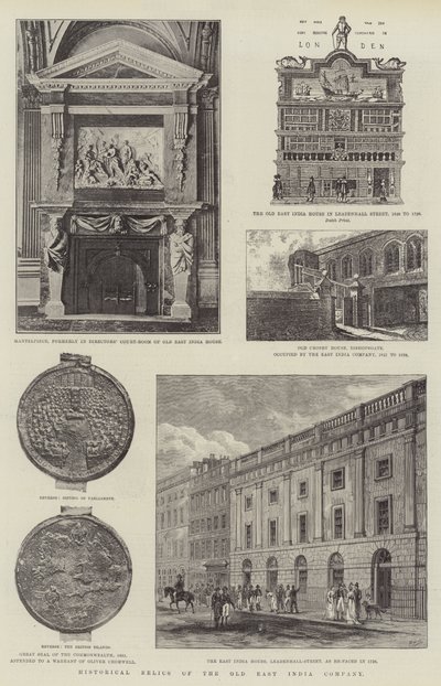 Historical Relics of the Old East India Company by English Photographer