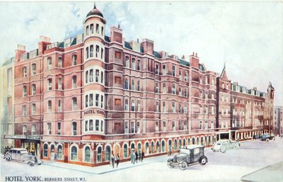 Hotel York, Berners Street, W1 by English Photographer