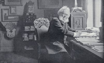 Ibsen in his Study by English Photographer