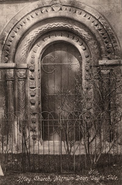 Iffley Church, Norman Door, South Side by English Photographer