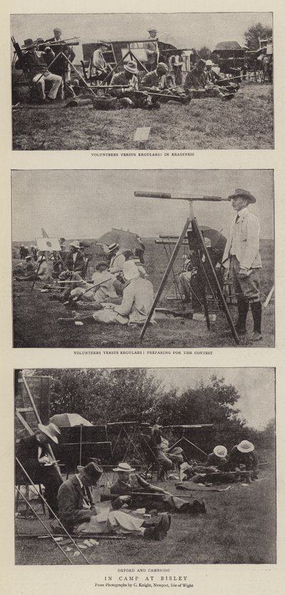 In Camp at Bisley by English Photographer