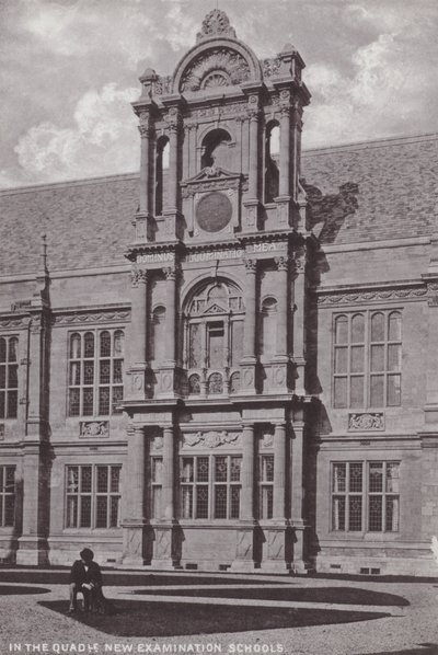 In the Quadrangle, New Examination Schools by English Photographer