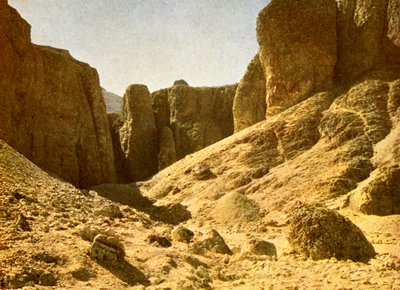 In the Valley of the Royal Tombs, Egypt by English Photographer