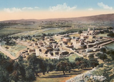 Jerusalem: Bethany, General View by English Photographer