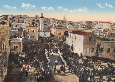 Jerusalem: Bethlehem, Christmas Day by English Photographer