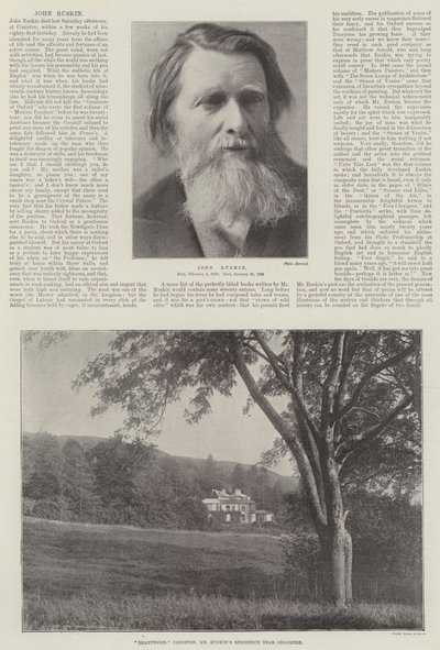 John Ruskin by English Photographer