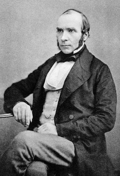 John Snow (1813-1858) English physician known for his work in epidemiology, Autotype 1856, published in 1887 (autotype) by English Photographer