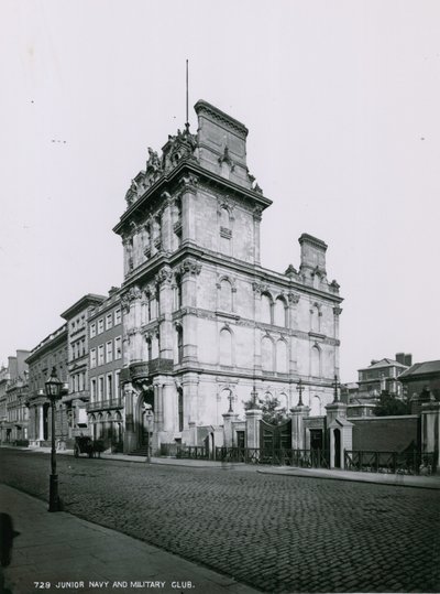 Junior Navy and Military Club, London by English Photographer