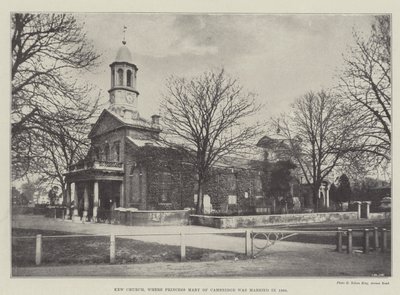 Kew Church, Where Princess Mary of Cambridge Was Married in 1866 by English Photographer