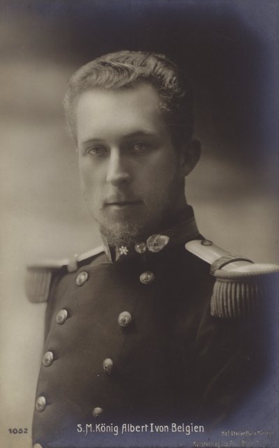 King Albert I Of Belgium by English Photographer