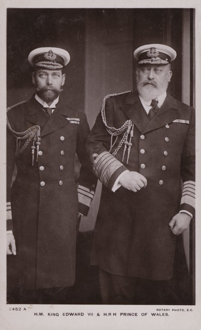 King Edward VII, King George V by English Photographer
