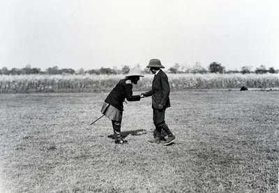 King George V Greets the Maharaja of Nepal by English Photographer