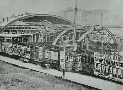 Kings Cross Station: construction work in progress by English Photographer