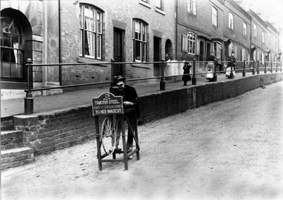 Knife Grinder, Hall Street, Kidderminster by English Photographer