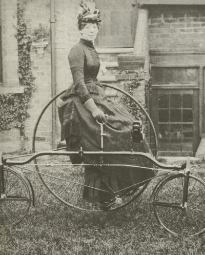 Lady on tricycle by English Photographer