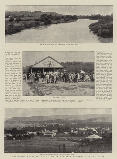 Ladysmith, where Sir George White has been hemmed in by the Boers by English Photographer