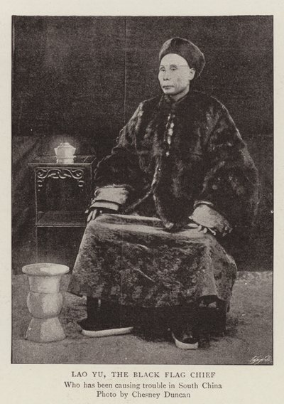 Lao Yu, the Black Flag Chief by English Photographer