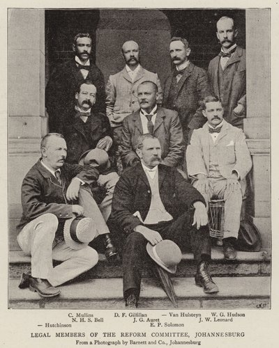Legal Members of the Reform Committee, Johannesburg by English Photographer