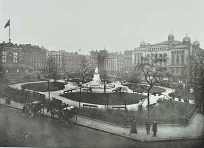Leicester Square, Westminster: looking north east, 1896 by English Photographer