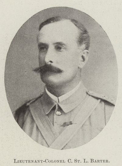 Lieutenant-Colonel C St L Barter by English Photographer