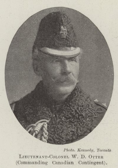 Lieutenant-Colonel W D Otter, commanding Canadian Contingent by English Photographer