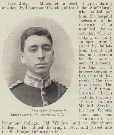Lieutenant G. W. Costello, VC by English Photographer