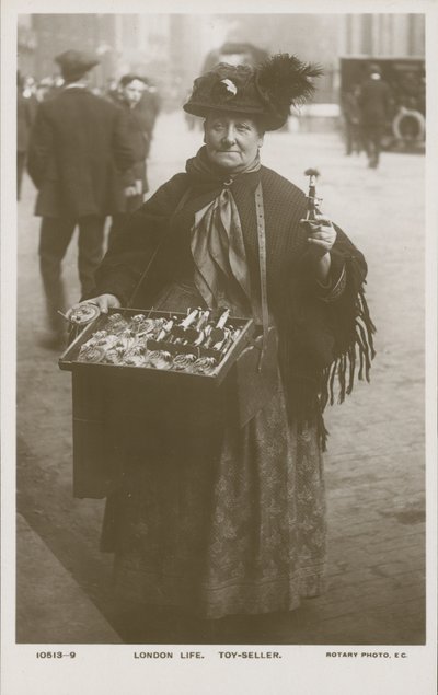 London Life, a Toy-Seller by English Photographer