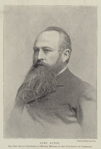 Lord Acton, the New Regius Professor of Modern History in the University of Cambridge by English Photographer