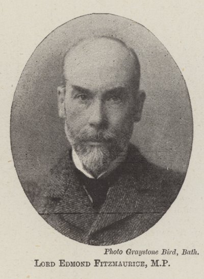 Lord Edmond Fitzmaurice, MP by English Photographer