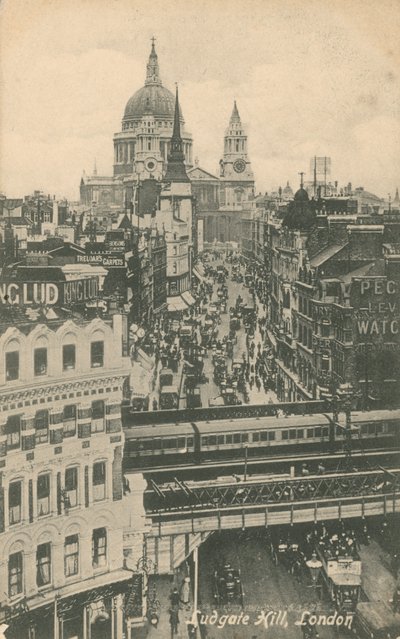 Ludgate Hill, London by English Photographer