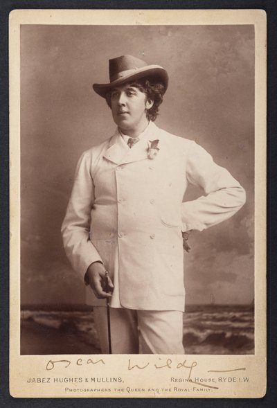 MS 81783 A, Oscar Wilde, c.1893 by English Photographer