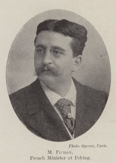 M Pichon, French Minister at Peking by English Photographer