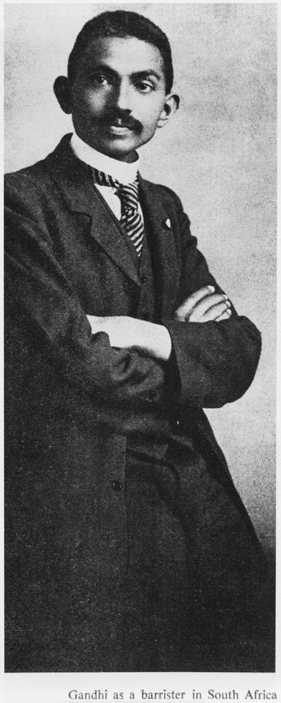 Mahatma Gandhi as a barrister in South Africa, c.1900 by English Photographer
