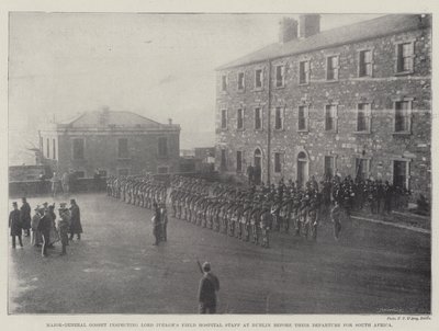 Major-General Gosset inspecting Lord Iveagh