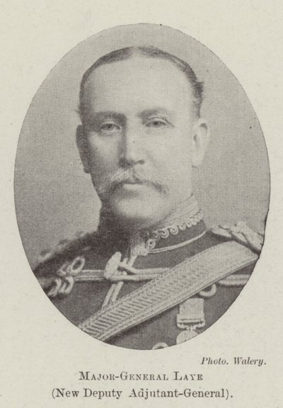 Major-General Laye, New Deputy Adjutant-General by English Photographer