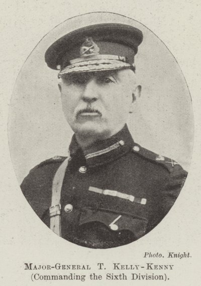 Major-General T Kelly-Kenny, commanding the Sixth Division by English Photographer
